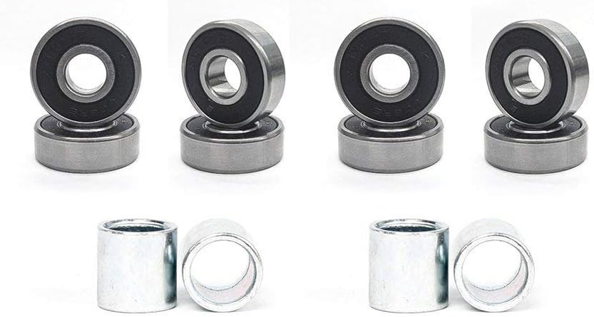60mm Longboard Skateboard Wheels Hardness 78A Polyurethane Cruising Wheel Free 608 Bearings and Spacers Set of 4 Image 2