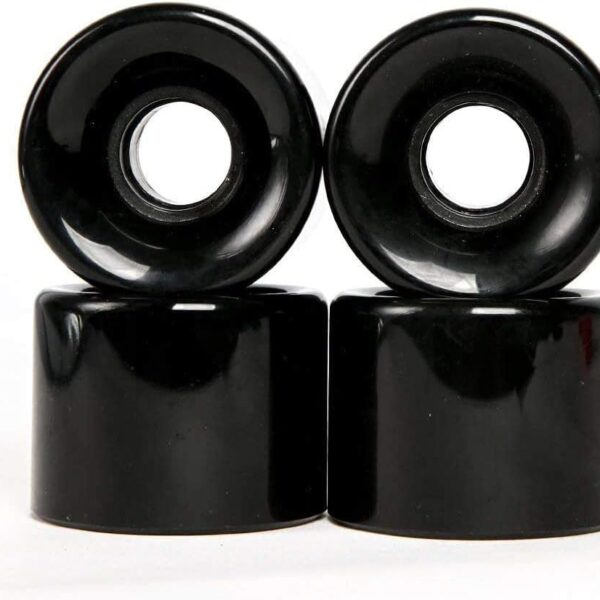 60mm Longboard Skateboard Wheels Hardness 78A Polyurethane Cruising Wheel Free 608 Bearings and Spacers Set of 4