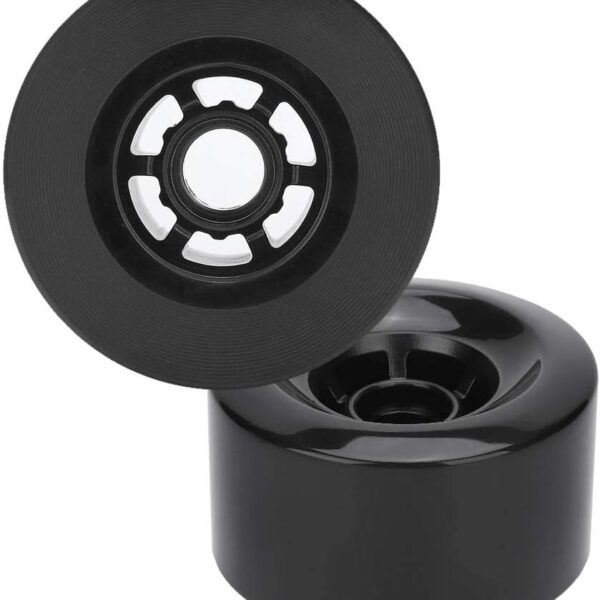Skateboard Wheels, 90mm 80A Shockproof Skateboards Longboard Wheels Skate Board Wheels 52mm Horizontal Width for Electric Scooters and Skateboards