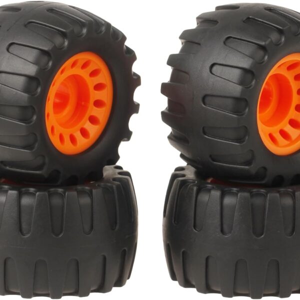 All Terrain Off Road Longboard Black Wide Skateboard Wheels Set of 4,(76 * 45mm,75A), Amazon (No Bearings)