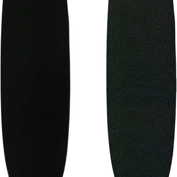 9" x 43" Longboard Dipped Black Complete