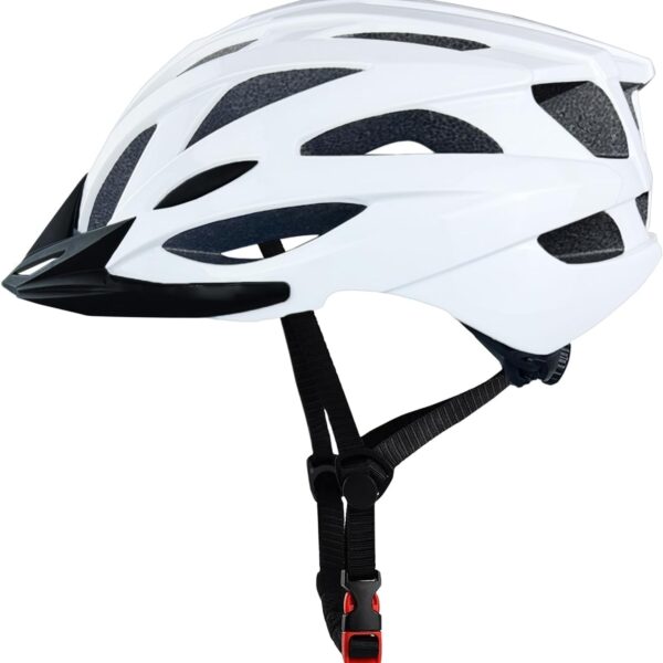 Bike Helmets for Adults, Mountain Bike Helmets for Men with Visor, Adjustable Fit Bicycle Helmet for Women, Road Recreational Cycling Helmet
