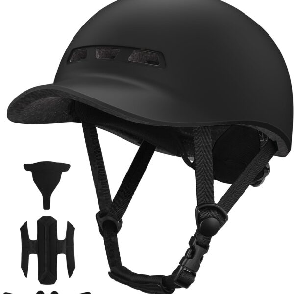 Bike Helmet,  Baseball Cap Adult Bike Helmets for Men Women Bicycle Helmet Lightweight Adjustable Cycling Helmet for Urban Commuter Road Biking