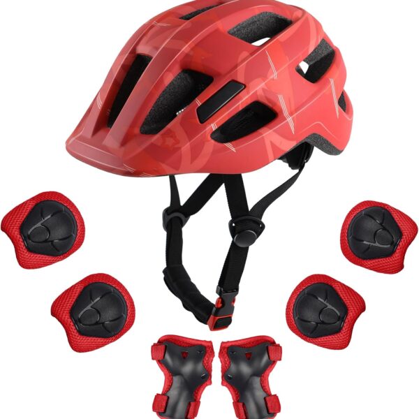Kids Bike Helmet for Boys Girls,Toddler Bicycle Helmets ,Adjustable Children Multi Sports Cycling Skateboard Scooter Roller Skating Lightweight Safety Helmet
