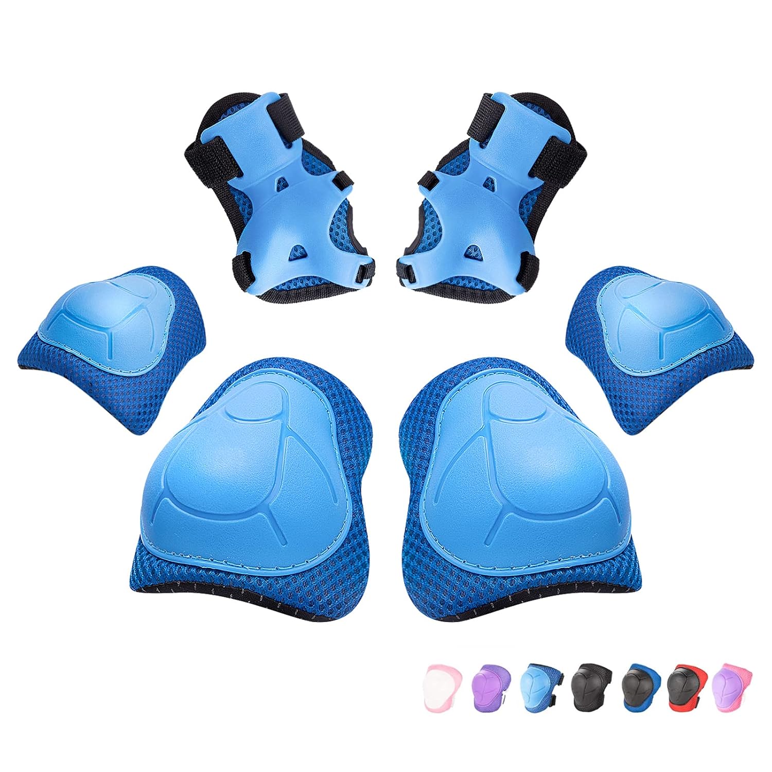 Kids/Youth Knee Pad Elbow Wrist Pads Guards Protective Gear Set, for Roller Skates,Cycling Bike,Skateboard,Inline Skatings ,Scooter Riding ,and Other Outdoor Sports Activities Image 2
