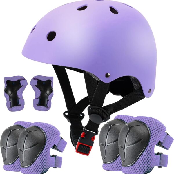 Color Gradient Adjustable Kids Bike Helmet Toddler Helmets for 3 5 8 14 Years Kids Girls Boys Youth Bicycle Helmet for Scooter Balance Bike Roller Skating Skateboard
