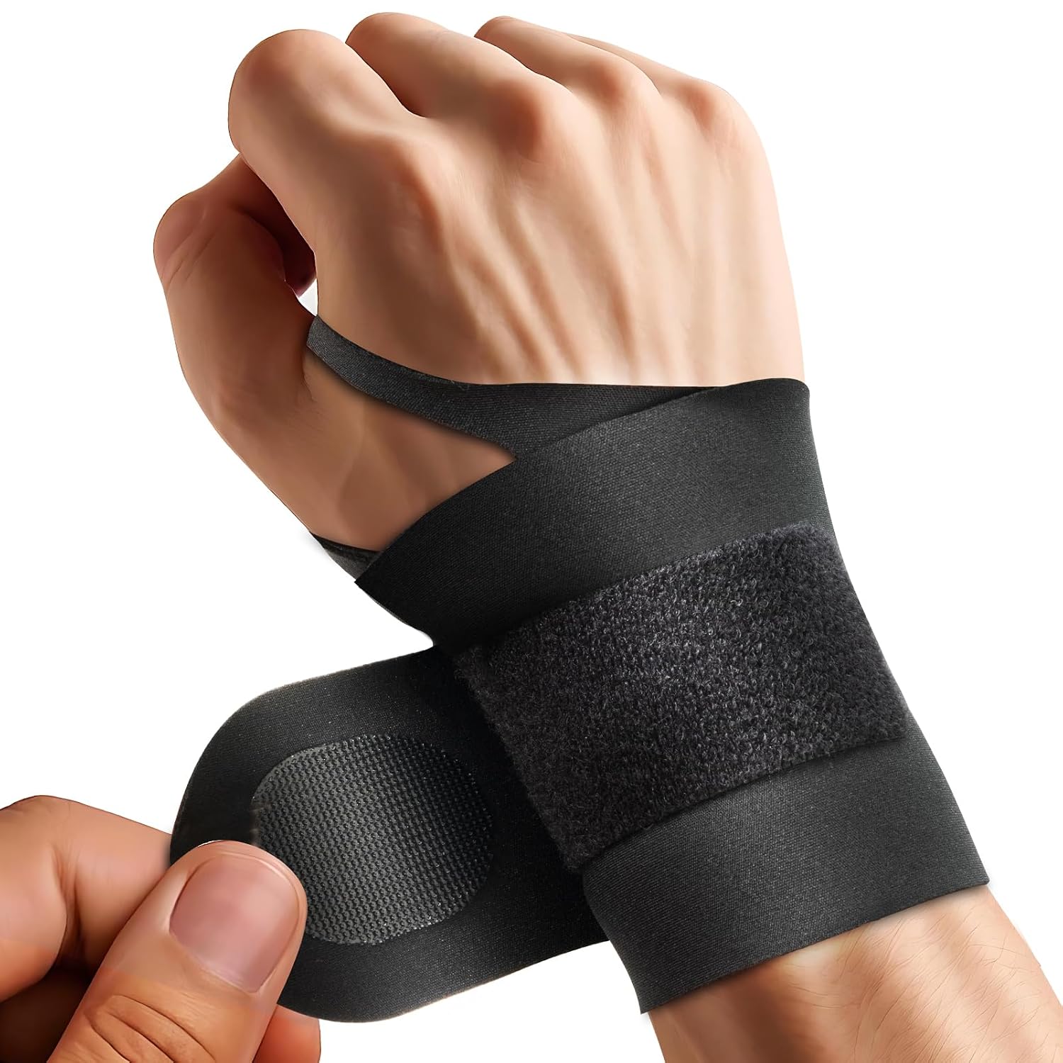 Wrist Brace, Carpal Tunnel Wrist Brace, Wrist Wraps for Arthritis, Tendonitis, Wrist Joint Pain, Ultra Thin Elastic, Ultra Breathable, Ultra Comfortable Material, Suitable for Women & Men, Suitable for Both Right & Left Hands