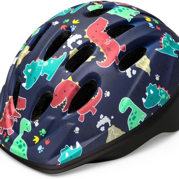 Kids Bike Helmet   from Toddler to Youth Sizes   Adjustable Safety Unicorn Helmet for Children (Age 3 15), 14 Vents for Multi Sport
