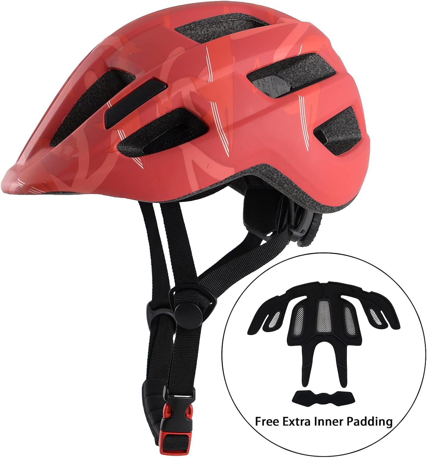 Kids Bike Helmet for Boys Girls,Toddler Bicycle Helmets ,Adjustable Children Multi Sports Cycling Skateboard Scooter Roller Skating Lightweight Safety Helmet Image 2