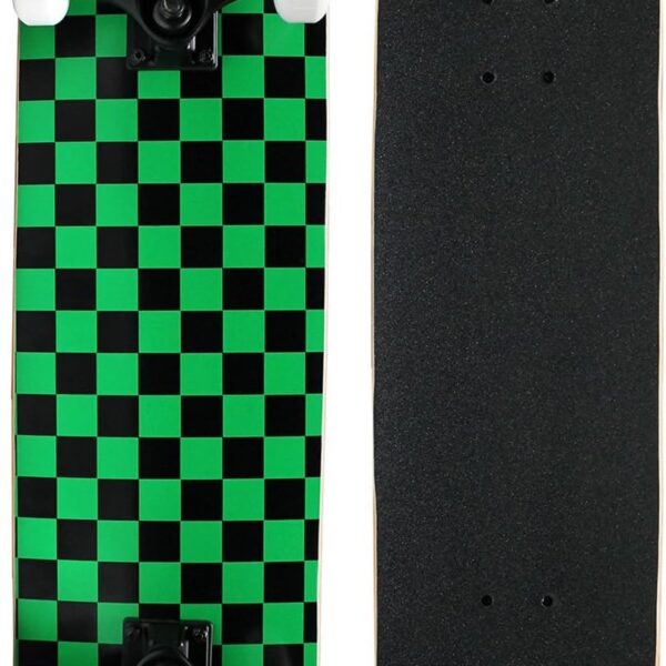 Complete Skateboard Pro Style Quality Maple 7 Ply Deck, Aluminum Trucks, Urethane Wheels, Precision Bearings The Perfect Beginners