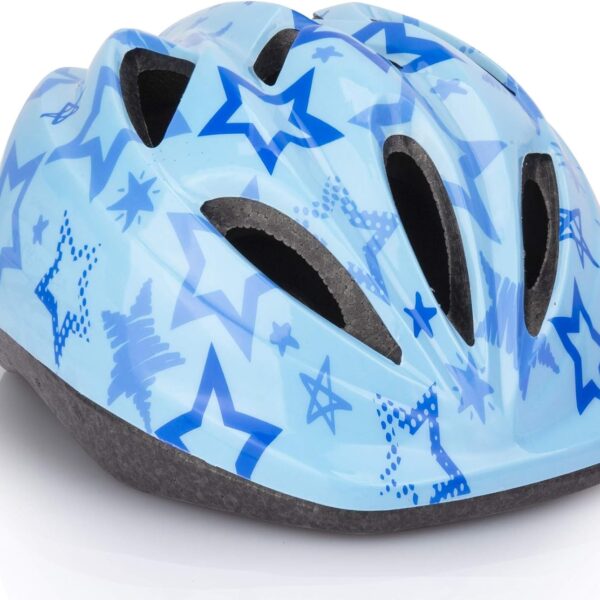 Kid Bicycle Helmets, Kids Bike Helmet A 3 5/5 14 Adjustable from Toddler to Youth Size, Durable Kids Bike Helmet with Fun Designs for Boys and Girls