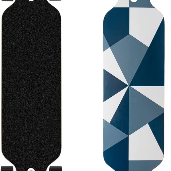 Longboards Skateboard 41 x 9 inch for Adults Teenagers and Kids, Equipped Long Board Deck 8 Ply Canadian Maple for Beginnern's Longboarding Fun Downhill