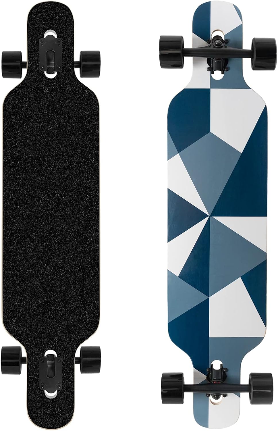 Longboards Skateboard 41 x 9 inch for Adults Teenagers and Kids, Equipped Long Board Deck 8 Ply Canadian Maple for Beginnern's Longboarding Fun Downhill